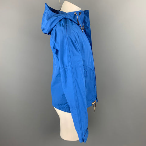 POLO by RALPH LAUREN Size S Blue Cotton / Nylon Hooded Jacket