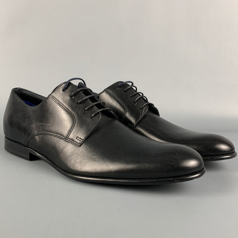 PS by PAUL SMITH Taille 9 Chaussures habillées à lacets en cuir noir