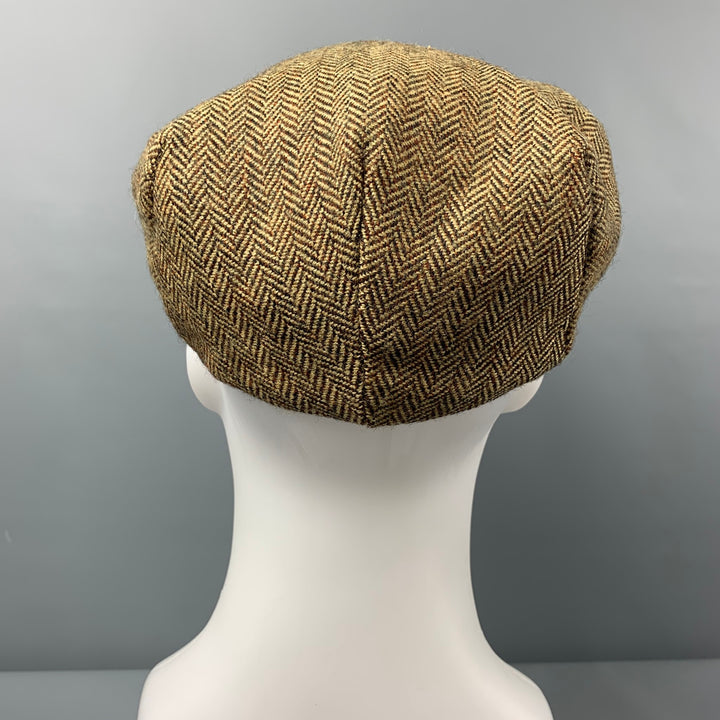 GOORIN BROTHERS Size L Brown Herringbone Wool Hat