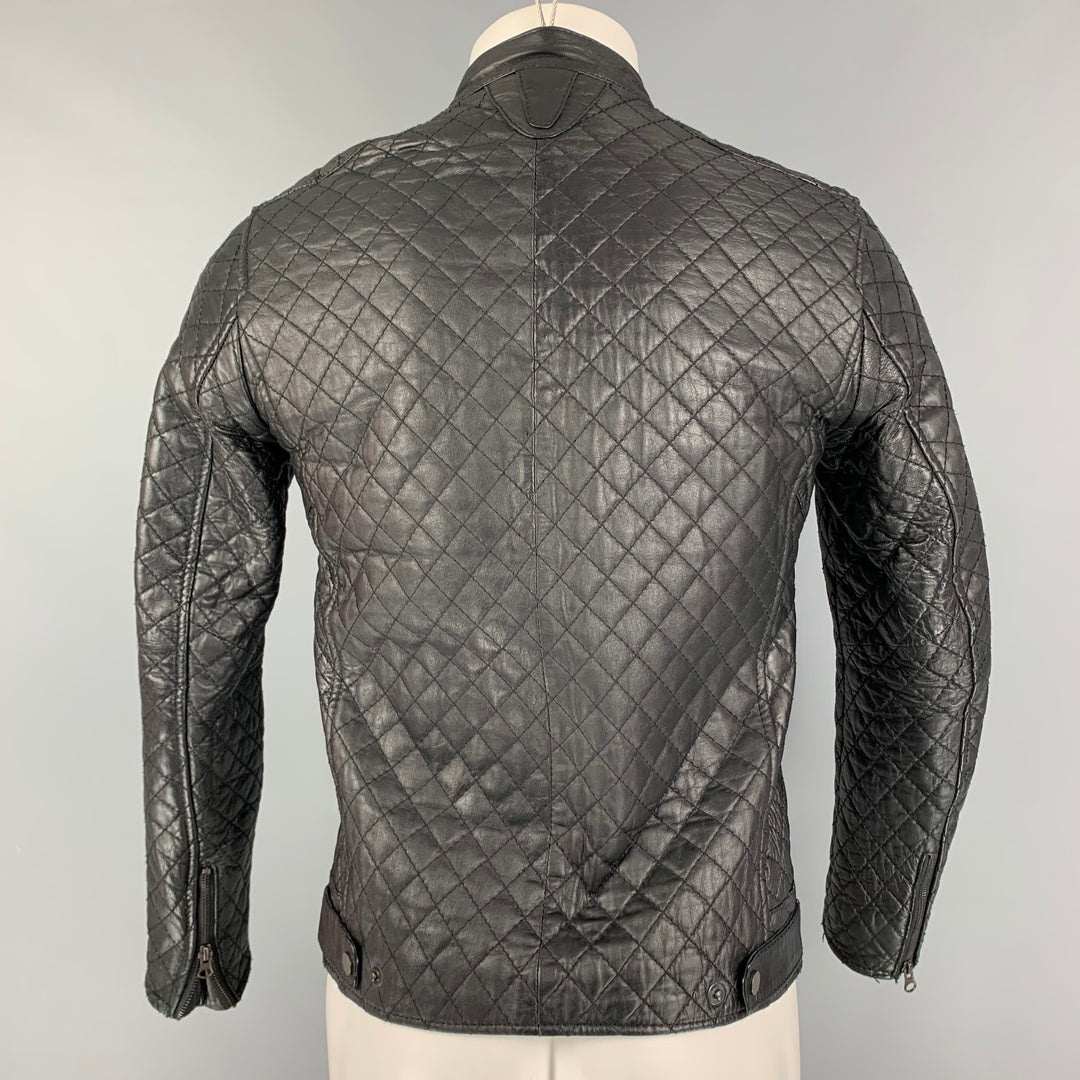 SERGE PARIENTE Chaqueta Biker Acolchada Negra Talla S