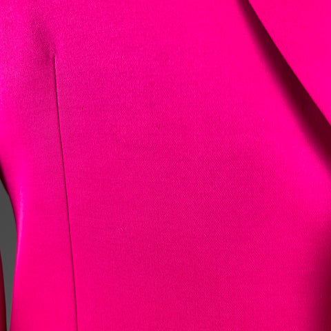 PAUL SMITH Size 42 Pink Solid Wool Silk Notch Lapel Sport Coat