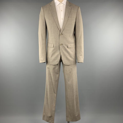 THEORY Size 38 Grey Solid Wool Notch Lapel 30 x 33 Suit