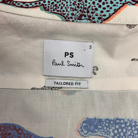 PS by PAUL SMITH Size S Multi-Color Print Cotton Button Up Long Sleeve Shirt