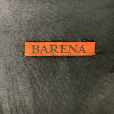 BARENA Chest Size 38 Grey Black Color Block Wool &  Polyamide Vest