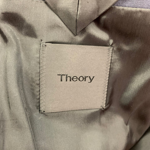 THEORY Size 36 Short Navy Wool Notch Lapel Sport Coat