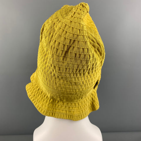 JACQUES LE CORRE Yellow Ribbon Bucket Hat