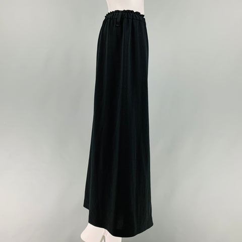 ISSEY MIYAKE Size M Black Elastic Waistband Casual Pants