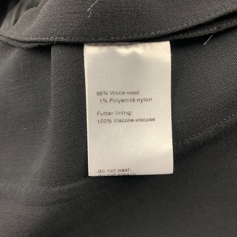 AKRIS Size 6 Black Wool / Nylon Pencil Skirt Suit