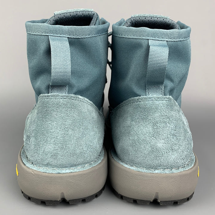 DANNER Size 10 Sea Foam Mixed Fabrics Suede High Top Sneakers