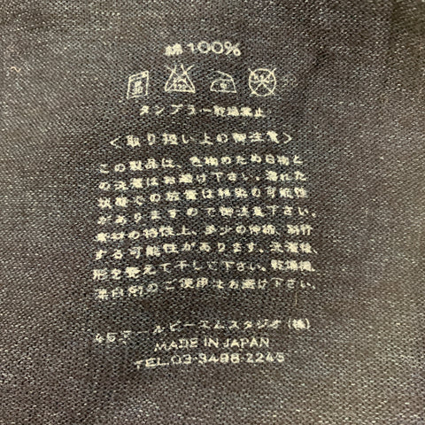 45rpm Size XL Navy Knitted Cotton Crew-Neck Pullover