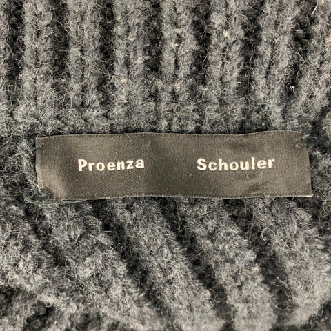 PROENZA SCHOULER Size S Grey Knit Cashmere Chunky Knit Sweater