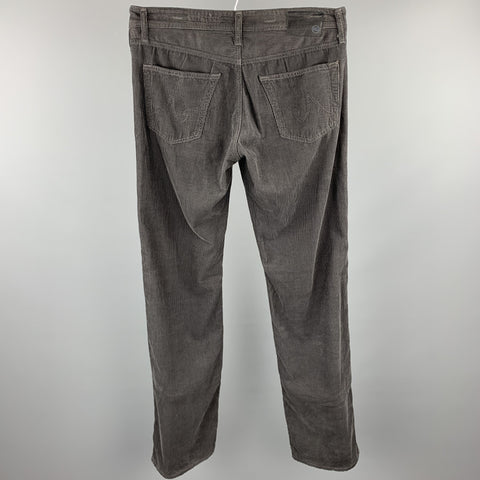 ADRIANO GOLDSCHMIED Size 32 Gray Pima Cotton Zip Fly Casual Pants