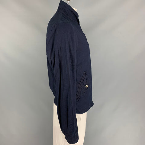 45rpm Size L Indigo Cotton Zip Up Jacket