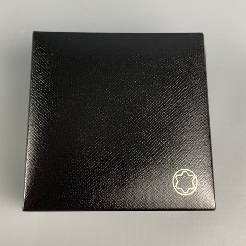 MONT BLANC Black Stainless Steel Cuff Links