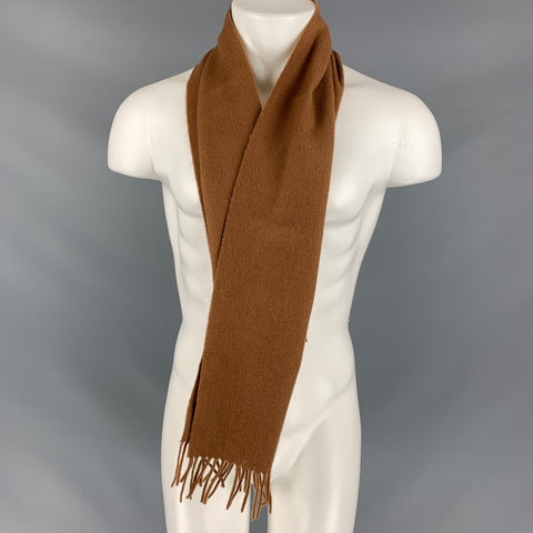 EAGLE PRODUCTS Mustard Cashmere Fringe Scarf
