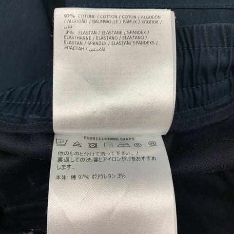 MONCLER Size 30 Blue Navy Cotton Drawstring Casual Pants
