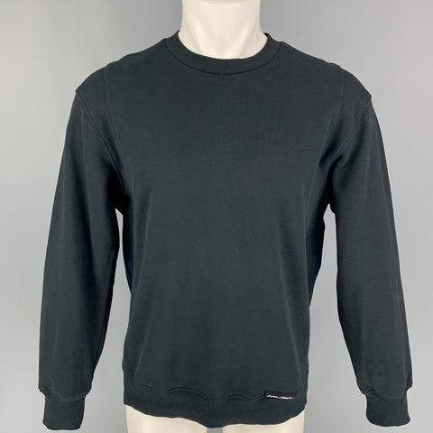 3.1 PHILLIP LIM Size S Black Cotton Crew-Neck Sweatshirt