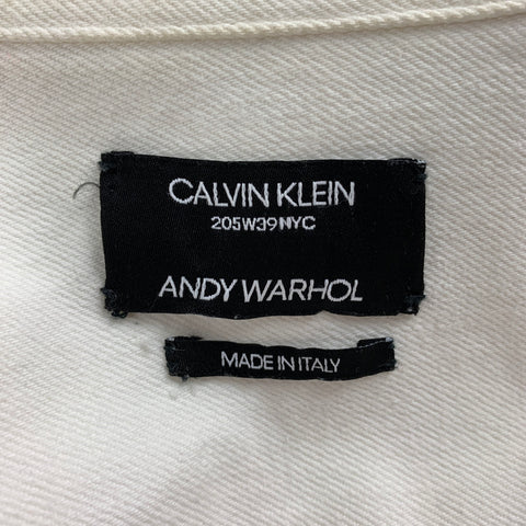 CALVIN KLEIN 205W39NYC x Andy Warhol Size M White Black Print Cotton Set