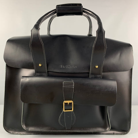DR. MARTENS Automne 2012 Taille L Sac de nuit en cuir noir