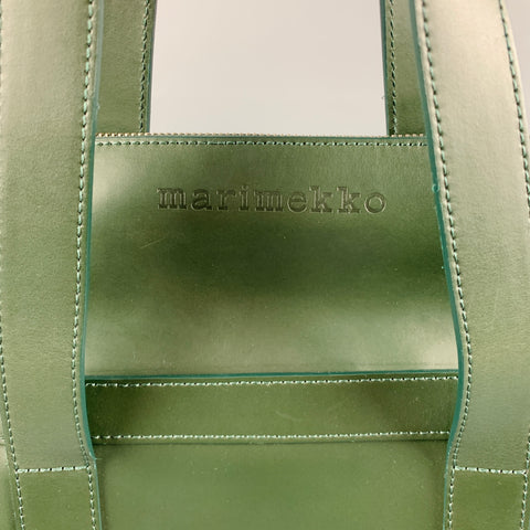 MARIMEKKO Sac à main fourre-tout en cuir vert