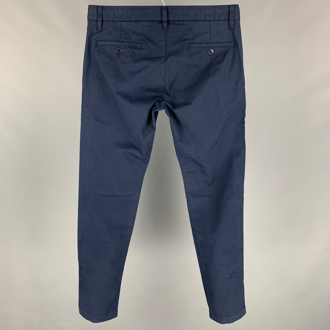 GROWN&SEWN Size 33 Navy Cotton Chino Casual Pants