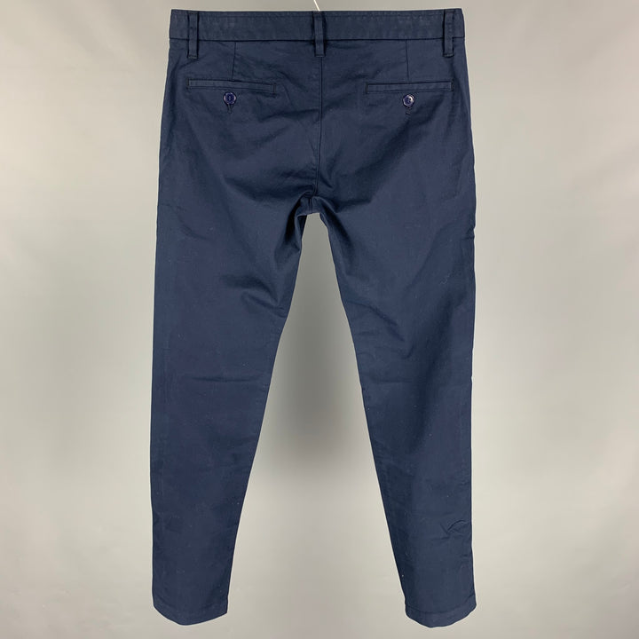 GROWN&SEWN Size 34 Navy Cotton Chino Casual Pants