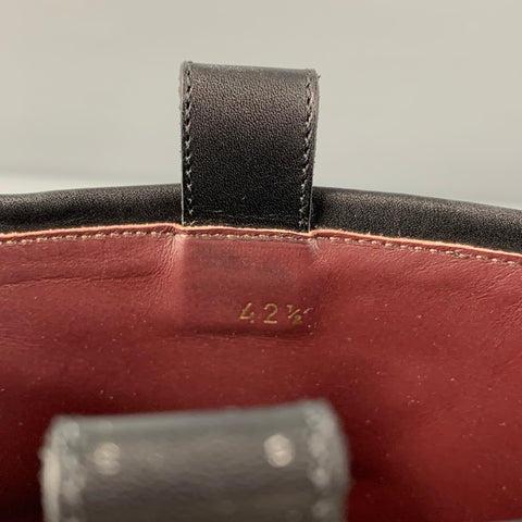 CASADEI Taille 9,5 Bottes à enfiler en cuir clouté noir et argent