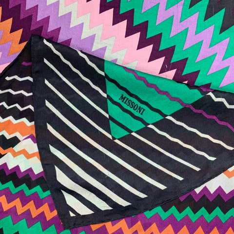 MISSONI Multi-Color Zig-Zag Scarf