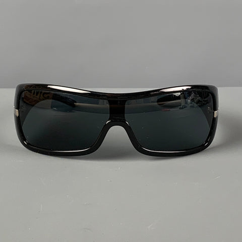 PRADA Black Acetate Sunglasses