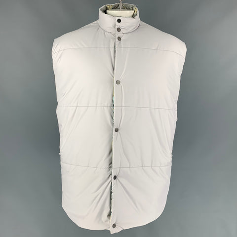 FEAR OF GOD Size XL Grey Camo Oversized Reversible Vest