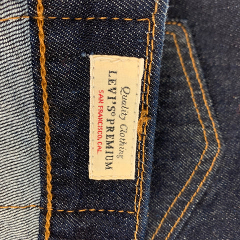 LEVI'S PREMIUM 514 Size 32 Blue Indigo Cotton Blend Regular Jeans