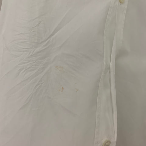 DOLCE & GABBANA Size M White Print Cotton Button Up Long Sleeve Shirt