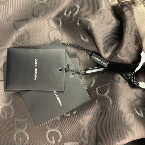 DOLCE & GABBANA Size 40 Gray Cotton Rayon Notch Lapel Sport Coat