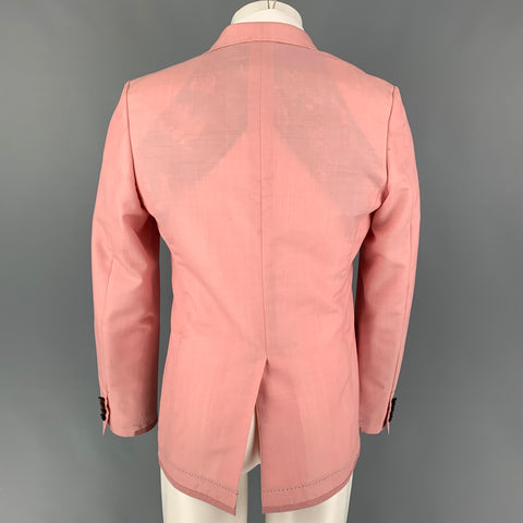 JUNYA WATANABE Size M Pink Wool Blend Notch Lapel Sport Coat