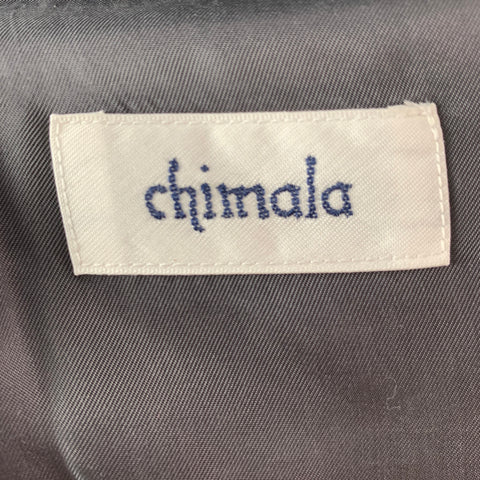 CHIMALA Size M Navy Cotton Long Sleeve Shirt
