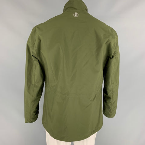 SAVE THE DUCK Pro-Tech  Size L Olive Polyester Parka Jacket