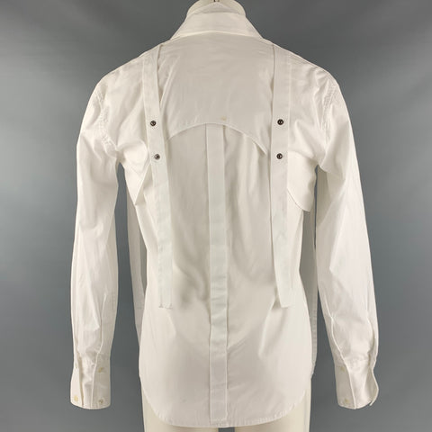DELADA Taille S Chemise à manches longues en coton blanc