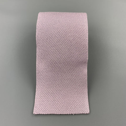 HERMES Pastel Lavender Woven Silk Tie