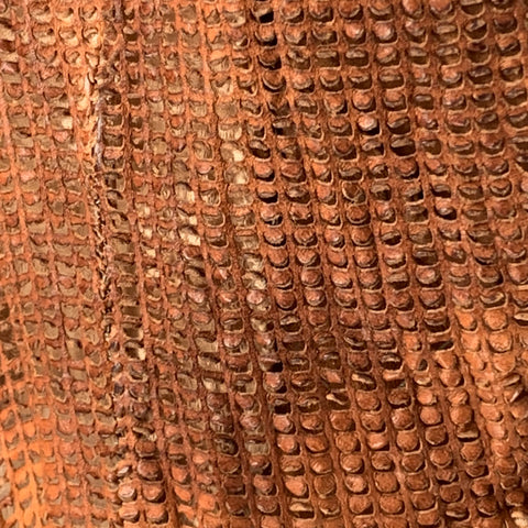 GIORGIO BRATO Taille 6 Veste boutonnée perforée marron