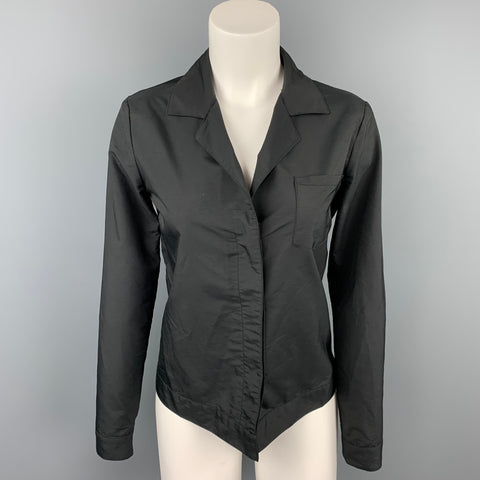 HELMUT LANG Taille 4 Blazer veste en polyester noir