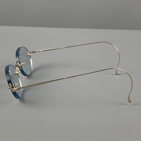 MR. LEIGHT Clear Silver Platinum Makena S Sunglasses