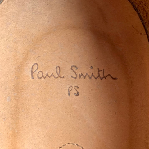 PAUL SMITH Taille 11 Chaussures à lacets en cuir bicolore mauve violet