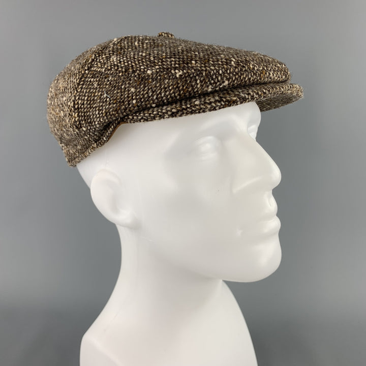 GOORIN BROTHERS Size XL Brown Tweed Wool Hat