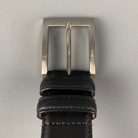 ALLEN EDMONDS Talla 36 Cinturón de cuero negro
