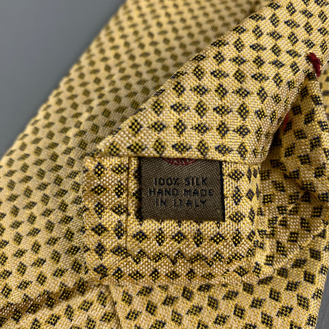 LUCIANO BARBERA Yellow Black Tie