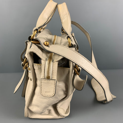 CHLOE Beige Leather Shoulder Bag