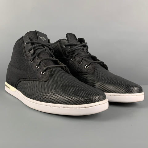CREATIVE RECREATION Size 12 Black Nylon Lace Up Sneakers