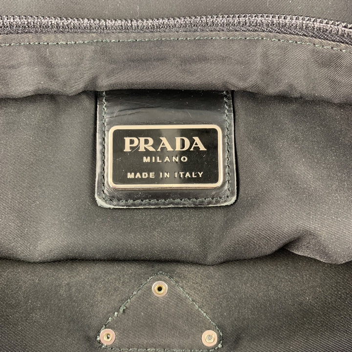 PRADA Black Nylon Cross Body Handbag