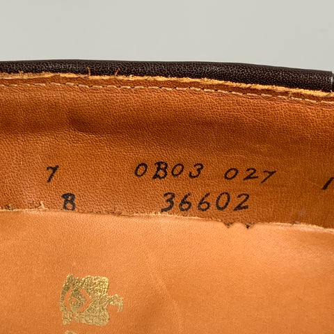 ALDEN Bootmaker Edition Size 7 Brown Leather Tassels Loafers