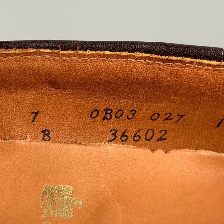 ALDEN Bootmaker Edition Size 7 Brown Leather Tassels Loafers